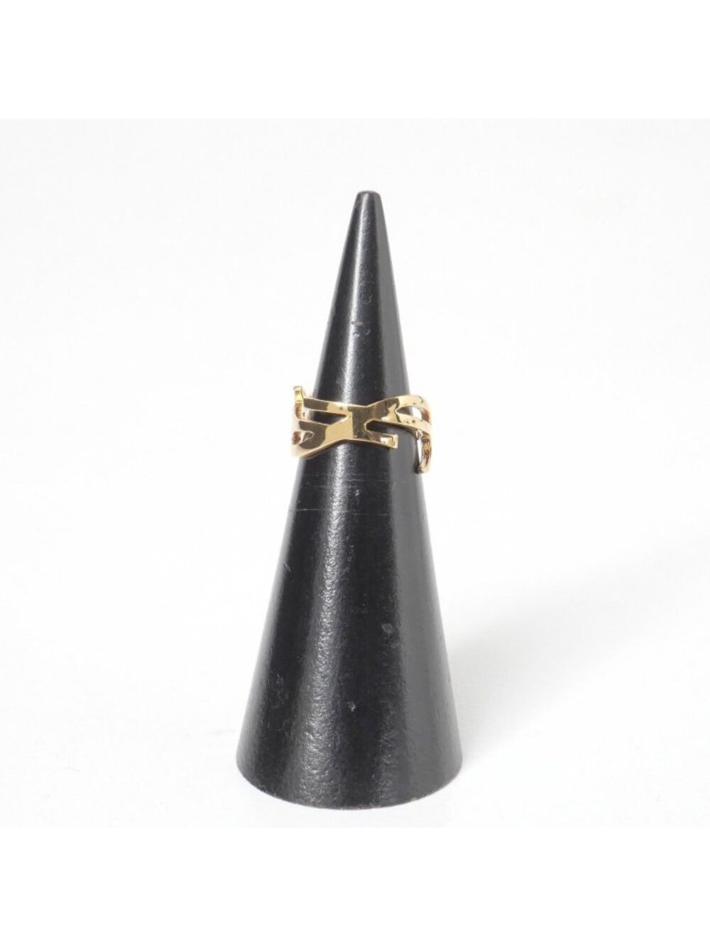 Saint Laurent Paris Ring YSL Logo Gold